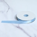 Cinta de raso azul cielo de 2,5 cm en poliéster para manualidades y regalos - Ancho 2,5 cm x 100 Yardas / Azul claro
