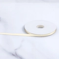 Cinta de satén de poliéster amarillo crema para envolver regalos y complementos - Beige
