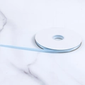 1.5cm light blue polyester satin ribbon roll for DIY cake gift wrap and floral decor - Light Blue