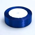 Königsblaues Satinband Rolle 4cm breit für Geschenke und Hochzeitsdekoration - 2cmx22m / Dunkelblau