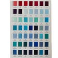 4cm polyester satin ribbon color chart with 49 professional shades and codes - High Quality Style
