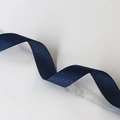 Cinta de poliéster azul oscuro con patrón de rombos para lazos DIY y regalos - 2.2cmx9m / Azul marino