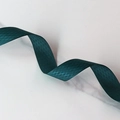 Cinta de poliéster verde oscuro con patrón de diamantes para manualidades y regalos - 2.2cmx9m / Verde pino