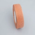 Orange-red chiffon ribbon roll for DIY crafts and gift packaging decoration - 2.5cm Wide 45m Long / Light Coffee