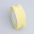 Light yellow semi-transparent 2.5cm organza ribbon roll for gift box packaging - 4cm Wide 45m Long / Champagne