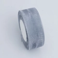 Roll of 2.5cm semi-transparent grey organza ribbon for gift and cake box packaging - 4cm Wide 45m Long / Gray