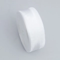 Roll of 2.5cm semi-transparent white organza ribbon for gift wrapping and DIY crafts - 4cm Wide 45m Long / White
