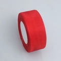 2.5cm red semi-transparent organza ribbon roll for gift wrapping and DIY crafts - 4cm Wide 45m Long / Red