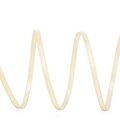 Nastro di raso in poliestere bifacciale color oro champagne da 3mm per fai da te e regali - Oro Champagne (824#) / 50 Yard / 45 Metri