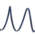 Navy blue 3mm double-sided polyester satin ribbon for DIY gift bows and floral wrapping - 3mmx45m / Dark Blue (370#)