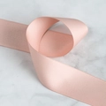 Nastro di cotone opaco rosa pallido bifacciale per fiocchi e confezioni regalo - Larghezza 3.8 Lunghezza 9 / Rosa Tramonto