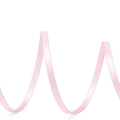Light pink 3mm double-faced polyester satin ribbon for DIY crafts and gift wrapping - 3mmx45m / Pink (123#)