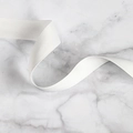 Ruban en coton blanc double face de qualité supérieure avec texture mate pour nœuds DIY - Spécification Moyenne / Crème