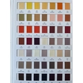 Polka dot grosgrain ribbon color chart featuring 49 shades from buttercup to russet orange - Narrow Extra Long Roll
