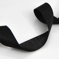 Elegante cinta de terciopelo negro de doble cara para envolver regalos y accesorios DIY - Ancho Grande / Negro