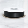 High quality black double-sided polyester satin ribbon roll for gift box packaging - Black