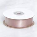 Roll of 2cm wide high-density pink polyester satin ribbon for gift boxes and bouquets - Dusty Pink