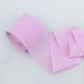Pink purple chiffon ribbon roll with granular texture for DIY hair bows and gift wrapping - Large Roll / Purple