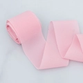 Pink sheer chiffon ribbon roll for DIY bows and wedding bouquet decoration 4cm wide - Large Roll / Dusty Pink