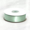 Roll of 2cm mint green double-sided polyester satin ribbon for gift box packaging - Dark Green