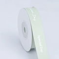 Hellgrünes Satinband mit Special Day Aufdruck für Geschenkverpackungen und Bastelarbeiten - Kleine Rolle / Hellgrün