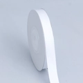 White cotton herringbone twill tape roll for sewing and garment accessories - 302# Bleached White