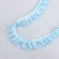 Hellblaues plissiertes Organza-Spitzenband 2,5cm für DIY-Kleider und Nähen - 187# Blau
