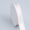 Rotolo singolo di nastro grosgrain bianco con centro in raso per pacchi regalo - 105# Beige (1.6cm*10 Yards)