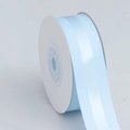 Sky blue grosgrain and satin mixed ribbon roll for gift wrapping and wedding decor - 308# Blue (2.5cm*10 Yards)
