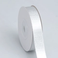 Polished bright silver gradient ribbon roll for gift wrapping and DIY crafts - 000# Silver Stripe Silver
