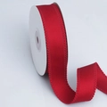 Vibrant red lace ribbon roll with beaded edges for DIY gift wrapping and hair accessories - 2.5cmx9.1m / Red