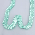 2.5cm pleated mint green satin ribbon with wavy edges for DIY garment decoration - Ordinary Green Style