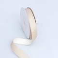 Champagne gold matte satin ribbon roll for gift wrapping and bouquet decoration - Desert Yellow and Rice White / 1.6cm*10 Yards