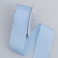 Mat lichtblauw polyester lint op rol voor cadeauverpakking en DIY-decoratieprojecten - 2.5cm Breed / Blauw