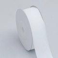 Rotolo di nastro grosgrain bianco con texture a coste su una bobina circolare - 029# Bianco [2.5cm*10 Yard/Rotolo]