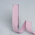 Lavender purple waffle texture ruffled ribbon roll for handmade DIY gift wrapping decor - Dusty Pink [2.5cm]