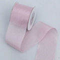 Rouleau de ruban organza rose clair pour bouquets DIY et nœuds de cadeaux - 4cm de Large / Rose