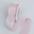 Light pink transparent organza ribbon roll for DIY flower bouquet and gift wrapping - 2.5cm Wide / Pink