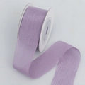 Translucent lavender organza ribbon roll for DIY flower and cake gift wrapping - 2.5cm Wide / Purple