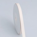 Nastro di poliestere opaco color beige crema avvolto su una bobina circolare - Stretto Rotolo Corto / Beige