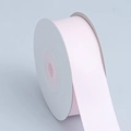 Light pink matte polyester ribbon roll for floral gift wrapping and DIY crafts - Wide Short Roll / Pink