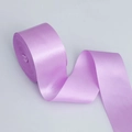 Lavender purple wide satin silk ribbon roll with smooth glossy finish for wedding decor - Narrow Style / Purple