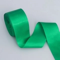 Single roll of glossy green satin ribbon for elegant gift wrapping and wedding decor - 4cm Wide x 20m Long / Green
