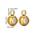5mm 18K gold plated non-slip silicone stopper beads for DIY jewelry making - 5mm / Gold