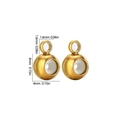 4mm 18K gold plated silicone stopper bead with 1.6mm hole for DIY jewelry making - 4mm / Gold