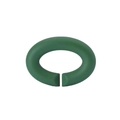 Dark green matte silicone link connector for DIY bracelets and geometric jewelry designs - Sea Green