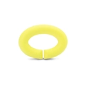 Neon yellow matte geometric oval open link for DIY jewelry and bag chain accessories - Lemon Yellow