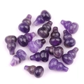 Lot de mini gourdes en améthyste naturelle avec finition violette polie - Améthyste