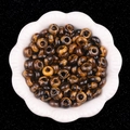 Großlochperlen aus Tigerauge für DIY Schmuckherstellung und Halsketten - 5X10mm Tigerauge