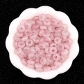 DIY Schmuck 5x10mm rosa Rosenquarz Großlochperlen für Ketten und Armbänder - 5X10mm Rosenquarz